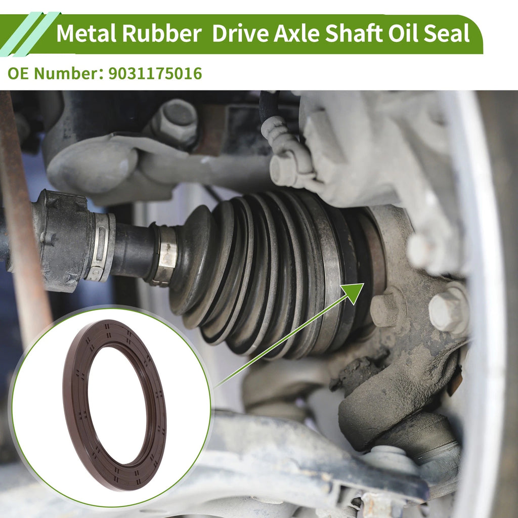 Rear Drive Axle Shaft Oil Seal for Toyota Yaris (2016–2018) No. 9031175016