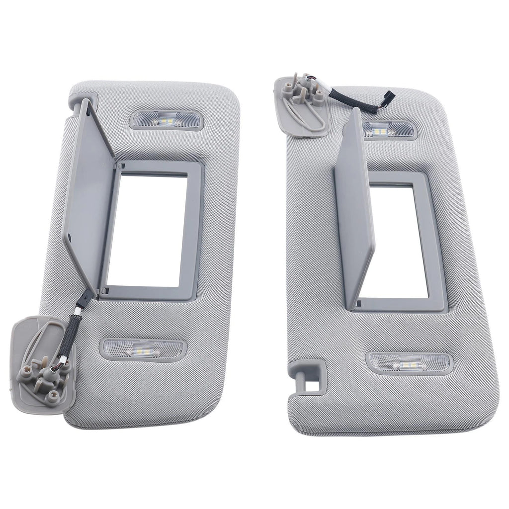 Set of 2 Gray Sun Visors for Cadillac Escalade ESV (2015–2019) 23459655 22870346
