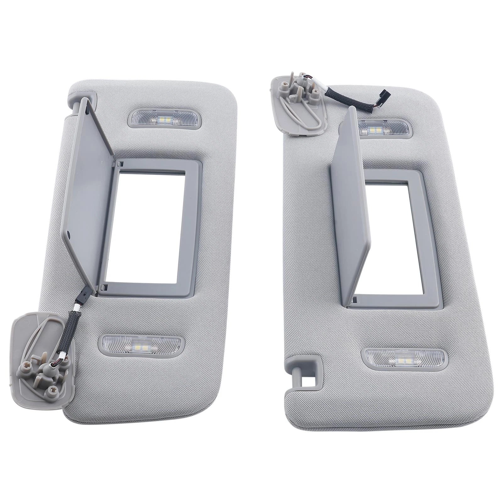 Set of 2 Gray Sun Visors for Cadillac Escalade ESV (2015–2019) 23459655 22870346