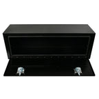 Underbody Trailer Tool Box for Pickup Truck (48''×14''×16'', Black Steel)