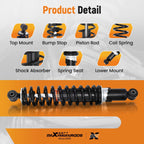 Rear Shock Strut Absorber Kit for Honda FourTrax 300 2x4 (1993–2000) TRX300