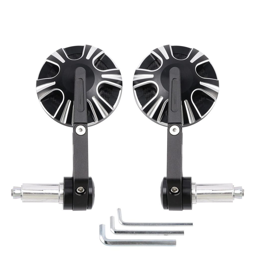 CNC Bar End Mirror Set for Aprilia RS660 Tuono 660 RSV4 Tuono V4 Dorsoduro (2020–2023)