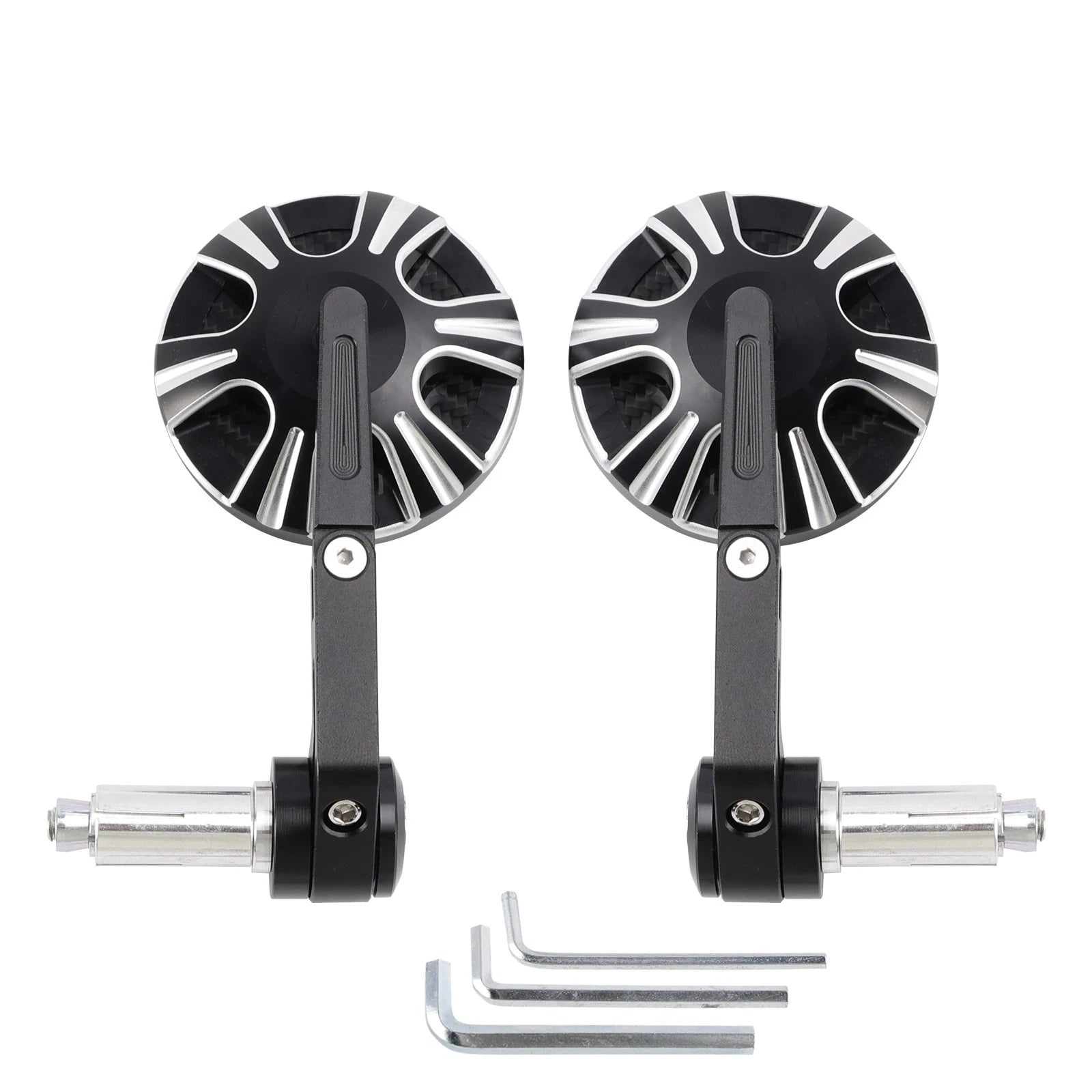 CNC Bar End Mirror Set for Aprilia RS660 Tuono 660 RSV4 Tuono V4 Dorsoduro (2020–2023)