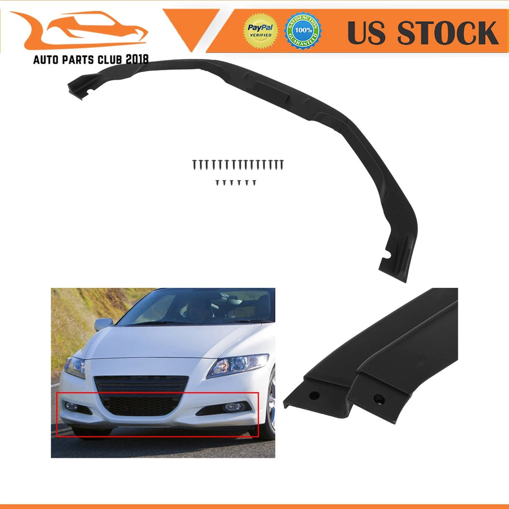 Front Bumper Lip Spoiler for Honda CR-Z (2011–2012) Matte Black