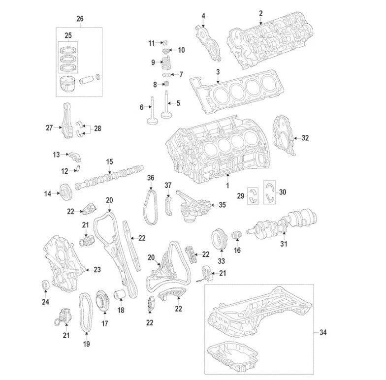 Engine Connecting Rod Bearing for Mercedes (OEM 2780300160)