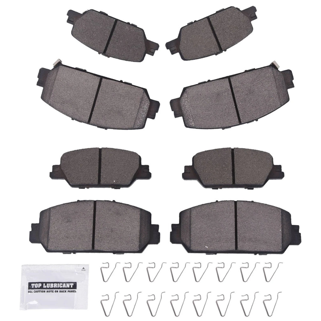 Set of 8 Ceramic Brake Pads for Honda CR-V (2017–2022)
