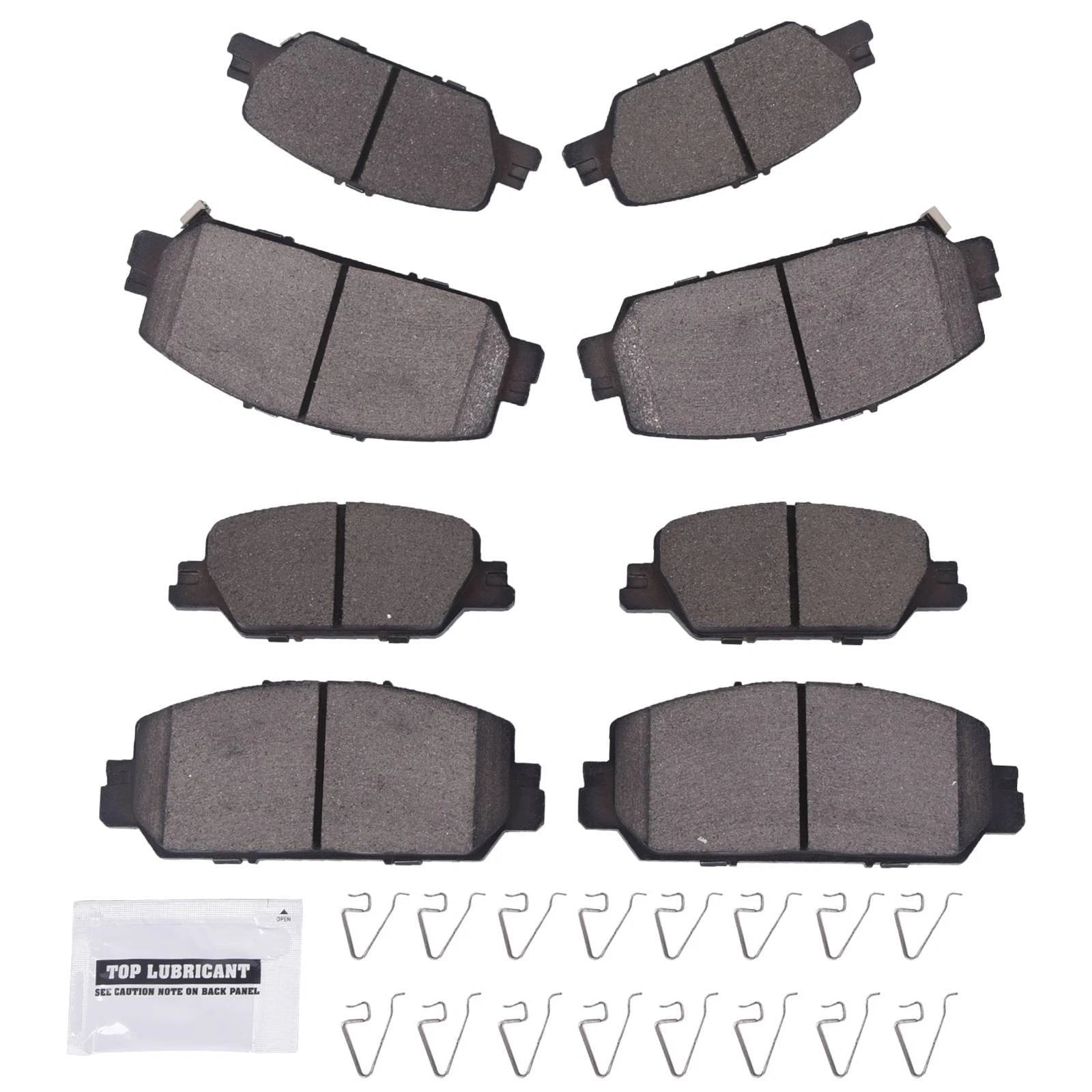 Set of 8 Ceramic Brake Pads for Honda CR-V (2017–2022)
