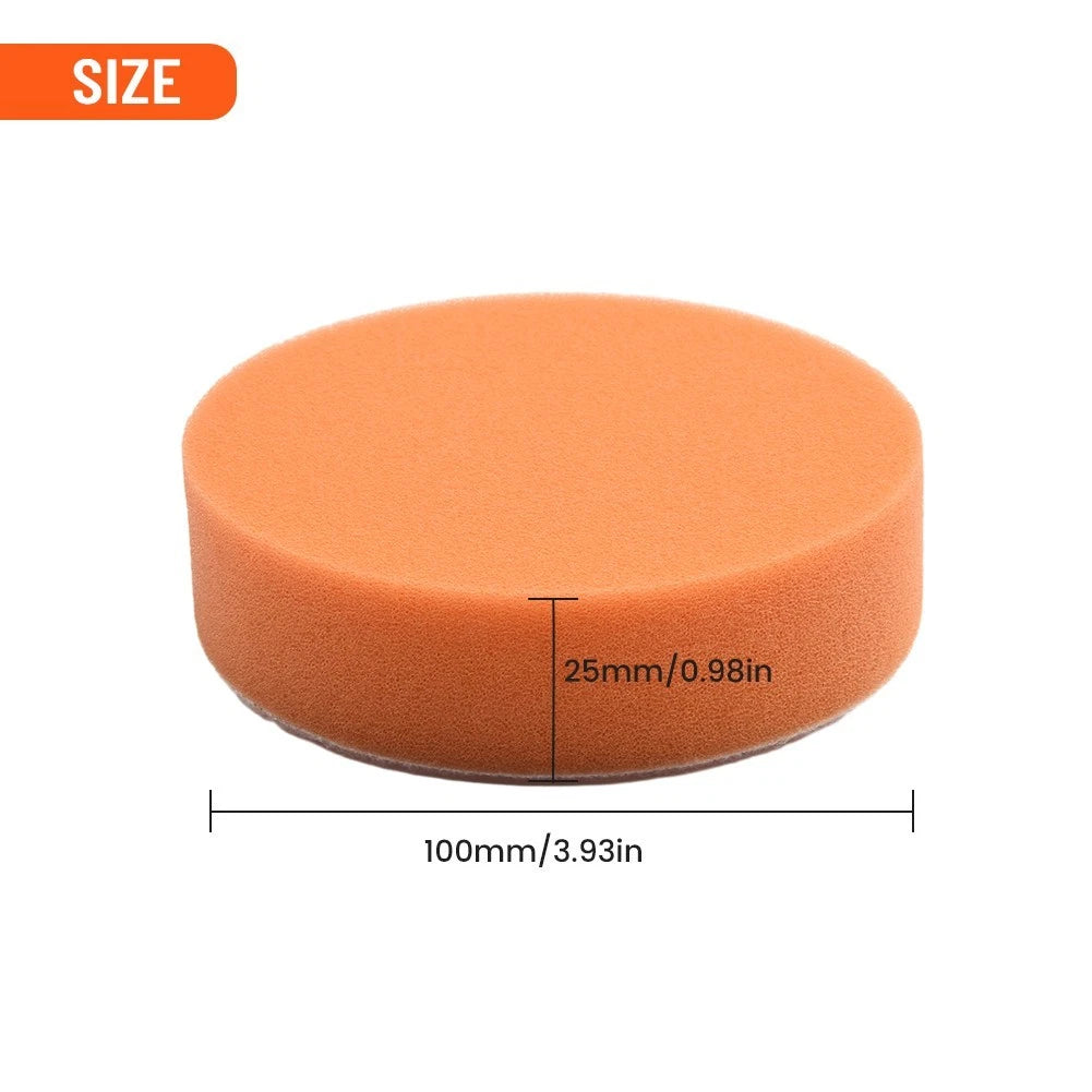 4PCS Sponge Polishing Pads for Washable Coarse & Fine Polishing