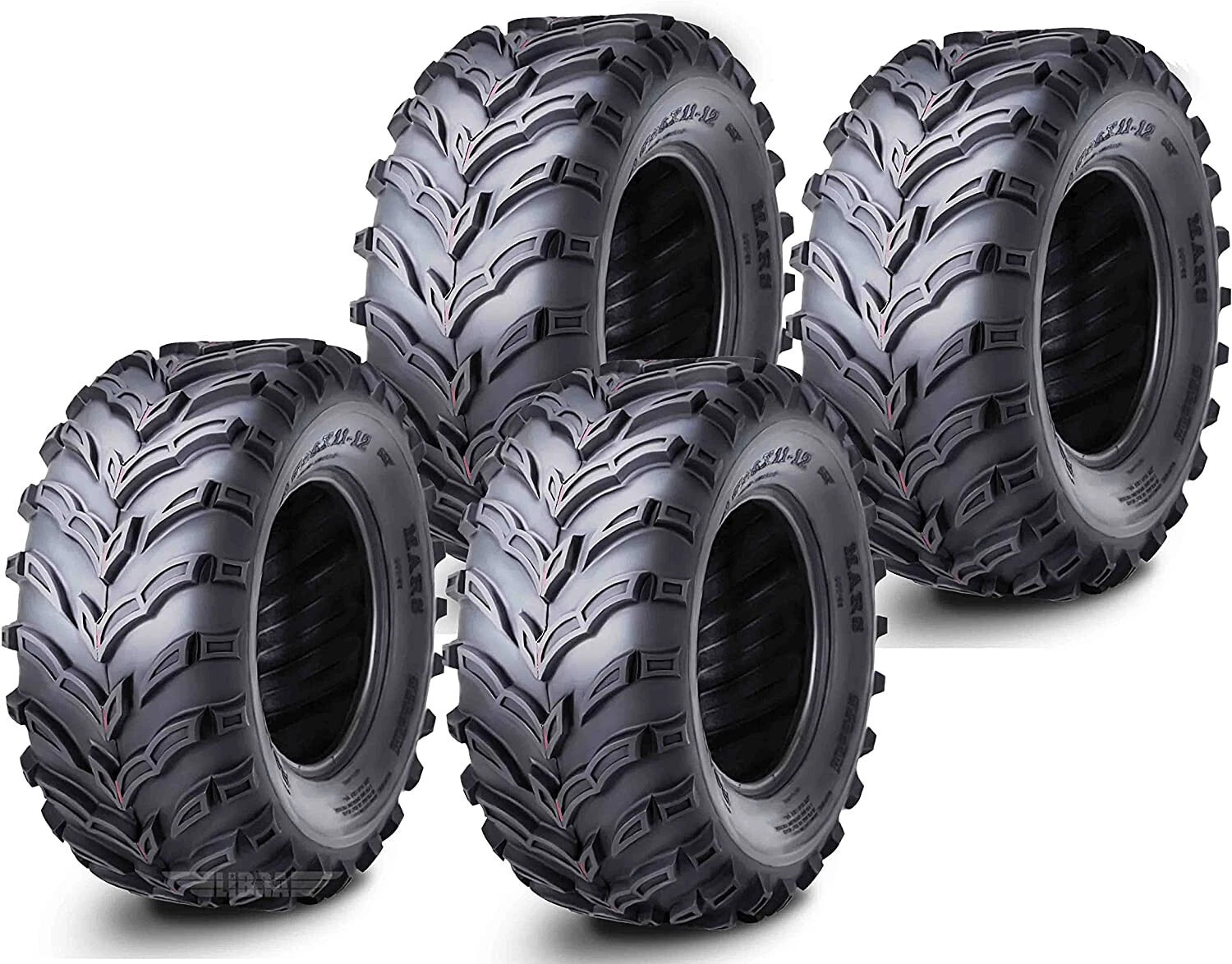 Set of 4 UTV ATV Tires 25x10-12 25x10.00-12 6PR (Fits )