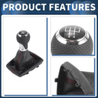 5 Speed Manual Gear Shifter Knob with Cover for Audi A4 (2007–2015)