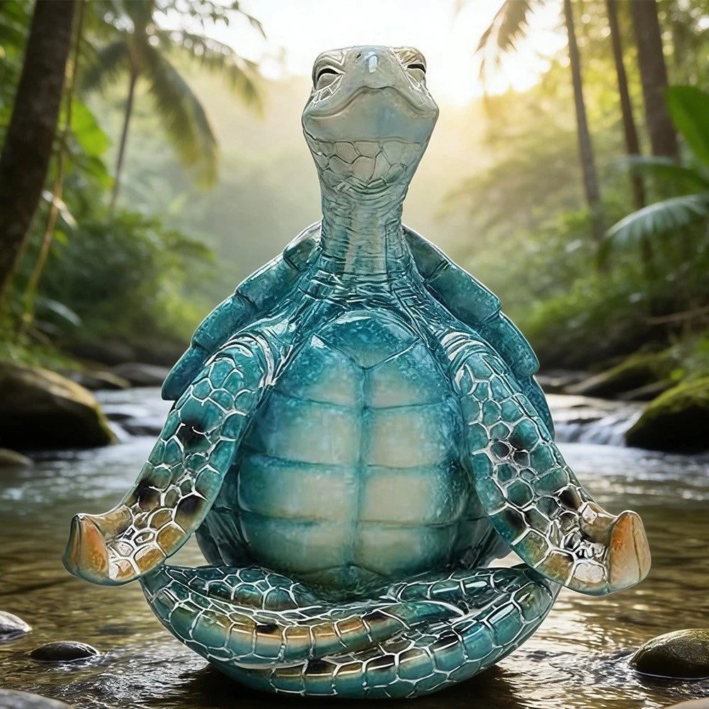 Plastic Sea Turtle Decoration for Garden Outdoor Zen Space