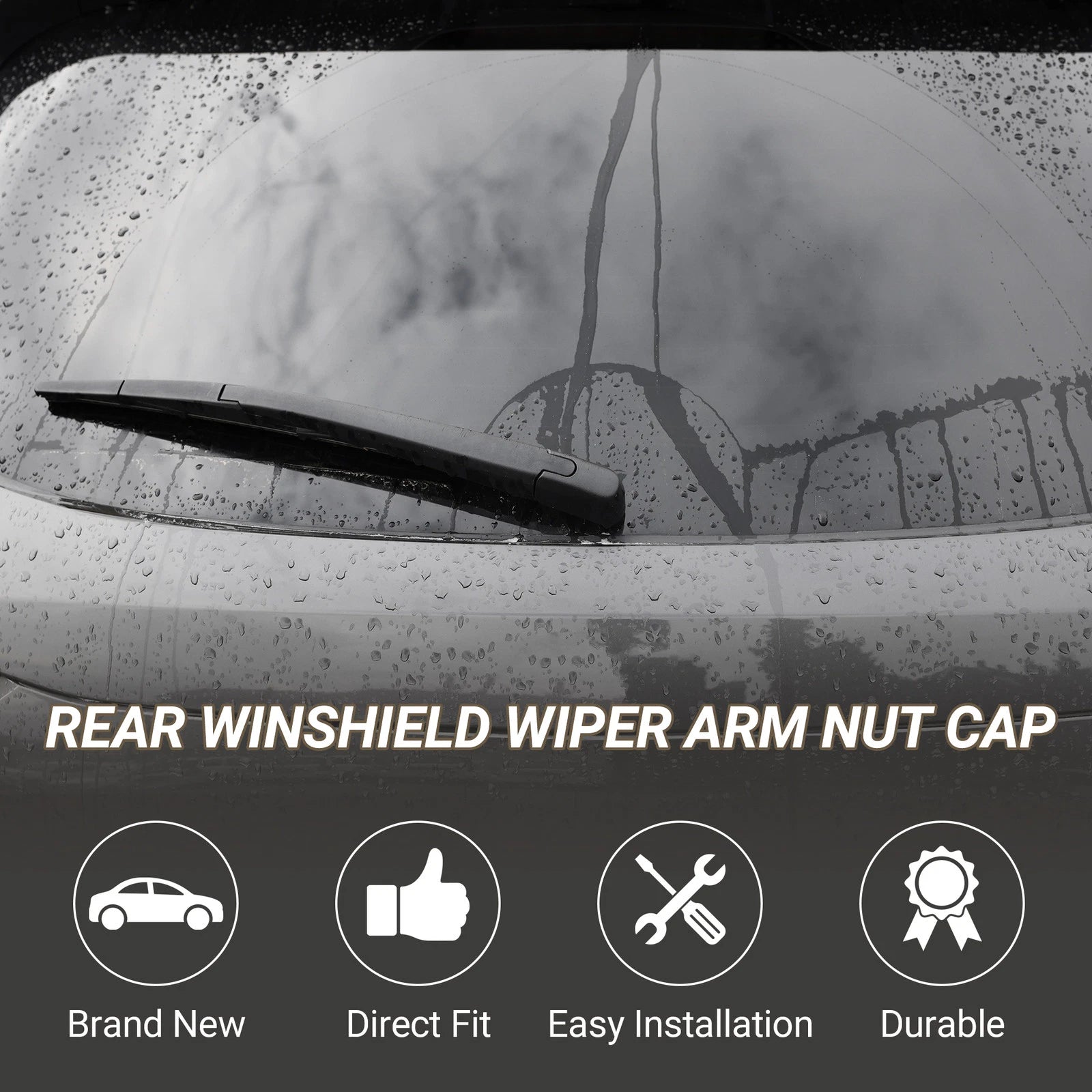 Rear Windshield Wiper Arm Nut Cover for Mazda 3 (2014–2017) NO.BJT6-67-395