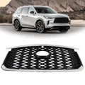 Front Radiator Upper Grille for Infiniti QX60 (2022–2023) Black Chrome
