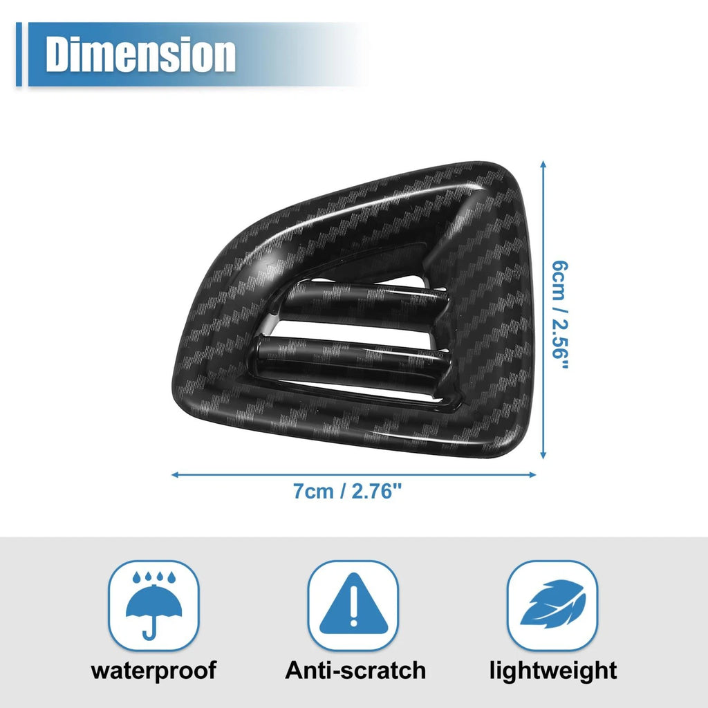 2pcs Black Dashboard Upper Side Air Vent Cover for Chevrolet Colorado (2015–2022)