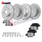 Front Rear Disc Rotors Brake Pads Kit for Scion TC (2005–2010)