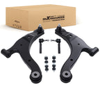 6pc Front Lower Control Arm Tie Rod Sway Bar for Dodge Neon (2000–2005)