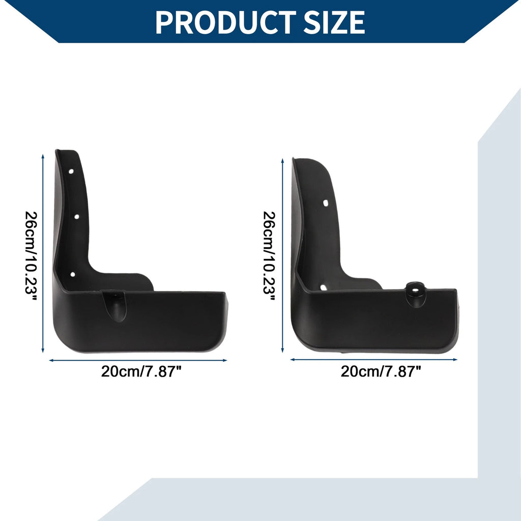 Mud Flaps Splash Guards Set of 4 for Toyota Camry Sport (2012–2014)