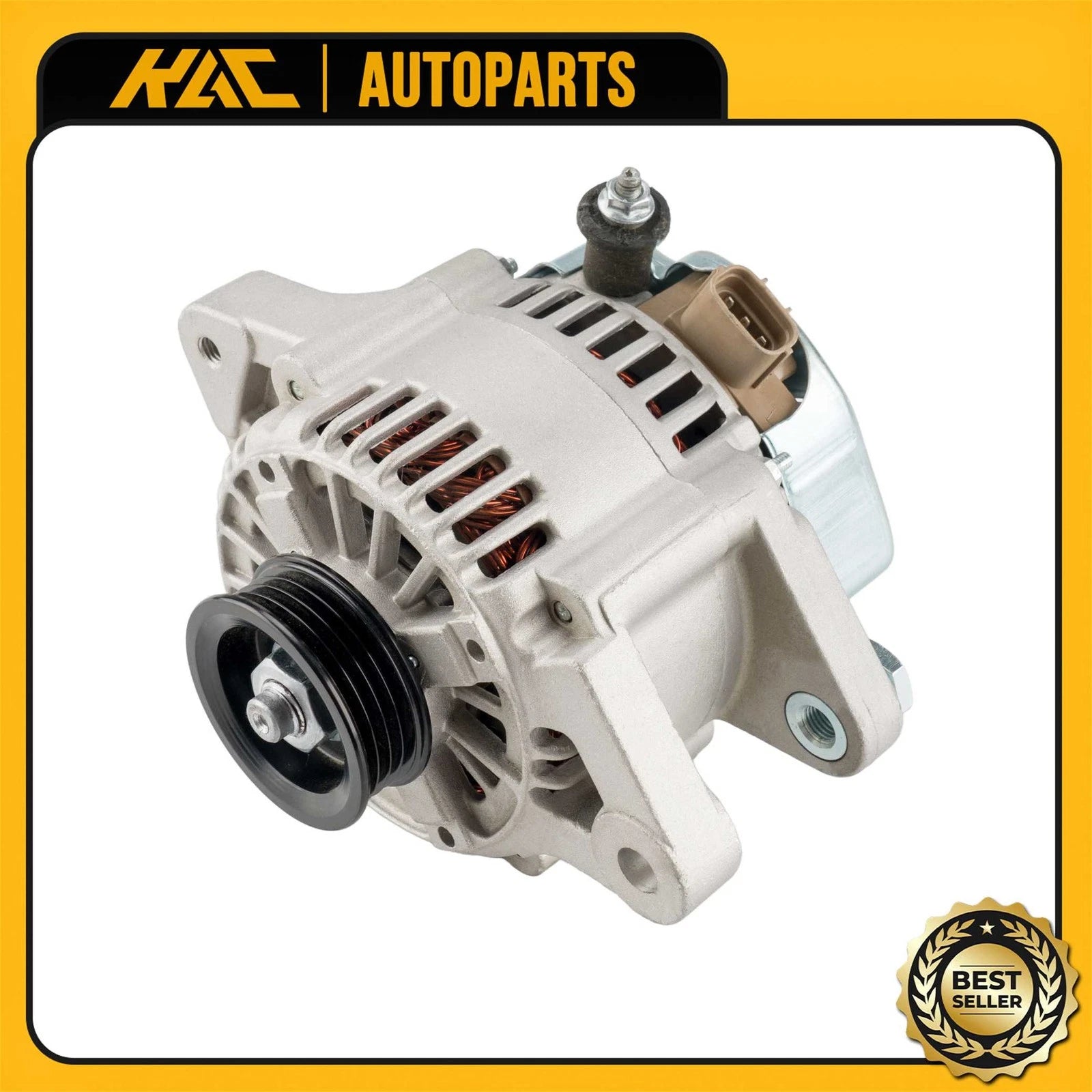 Alternator for Toyota Echo (2000–2003) 1.5L 70 Amp 12V 4-Groove Pulley CW