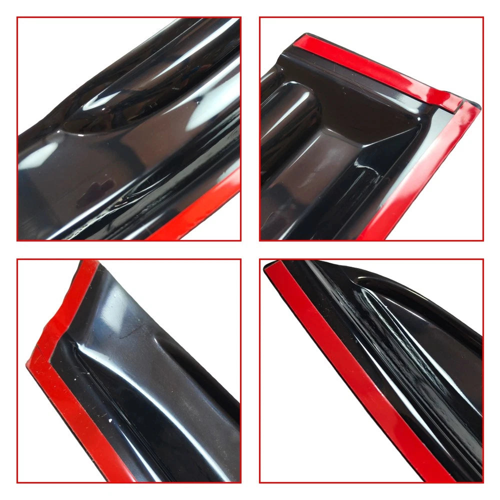 3D Wavy M Style Window Visor Sun Rain Guards for Toyota Camry (2012–2017)