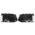 2X Front Lower Fog Light Frame Cover Glossy Black for Audi A6 C8 S6 (2023–2025)