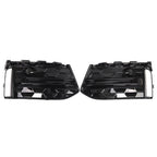 2X Front Lower Fog Light Frame Cover Glossy Black for Audi A6 C8 S6 (2023–2025)