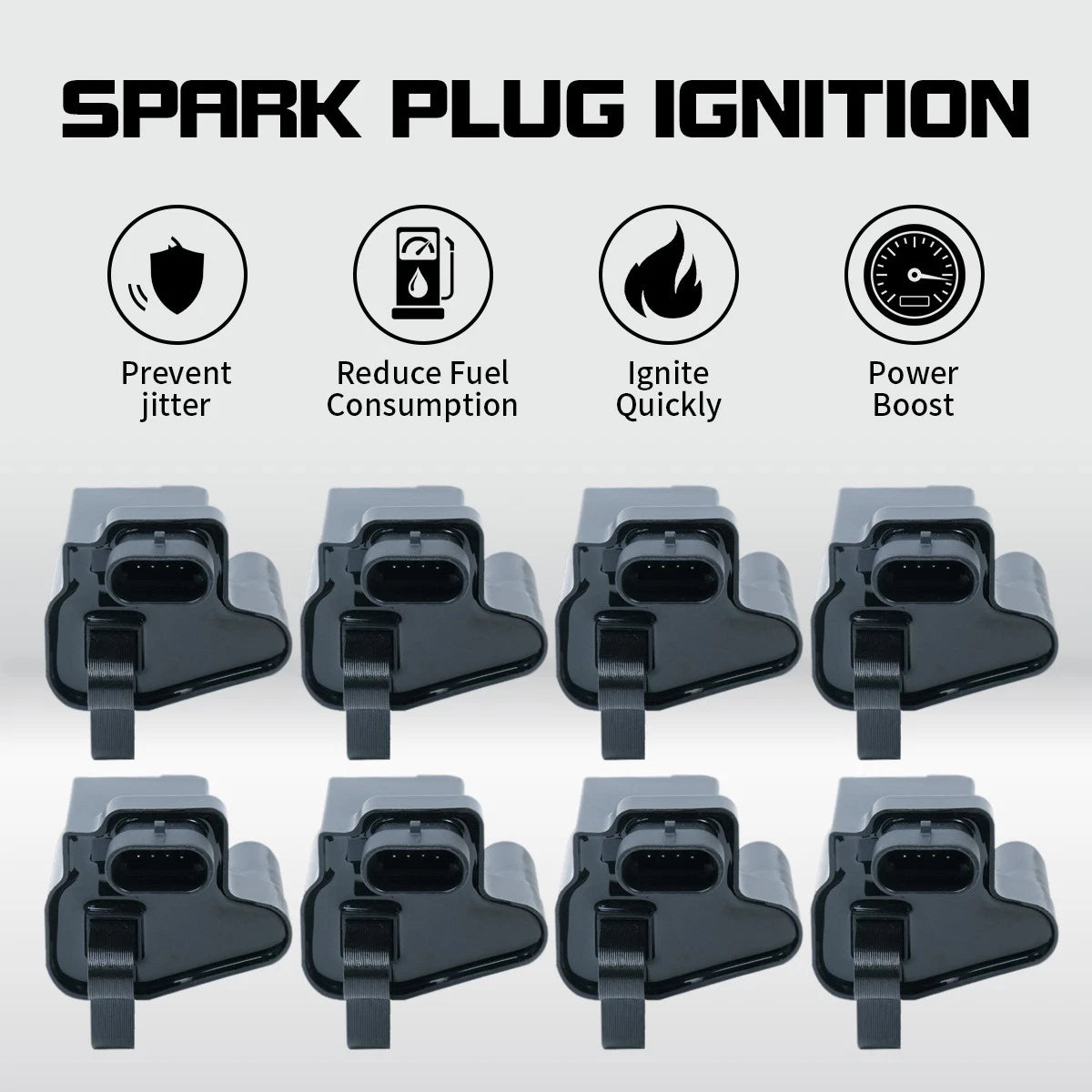 Set of 8 Ignition Coils UF271 12558693 for Chevy GMC 4.8L 5.3L 6.0L (2000–2021)