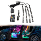 RGB Remote Control LED Floor Atmosphere Light Decorative Foot Lamp
