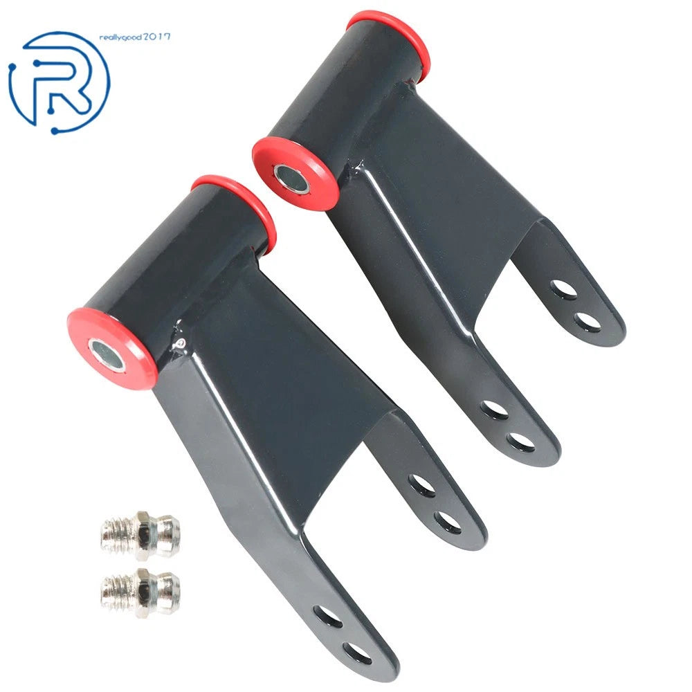 2X 2" Rear Drop Shackles Kit for Chevrolet Silverado 1500 (2019–2021)