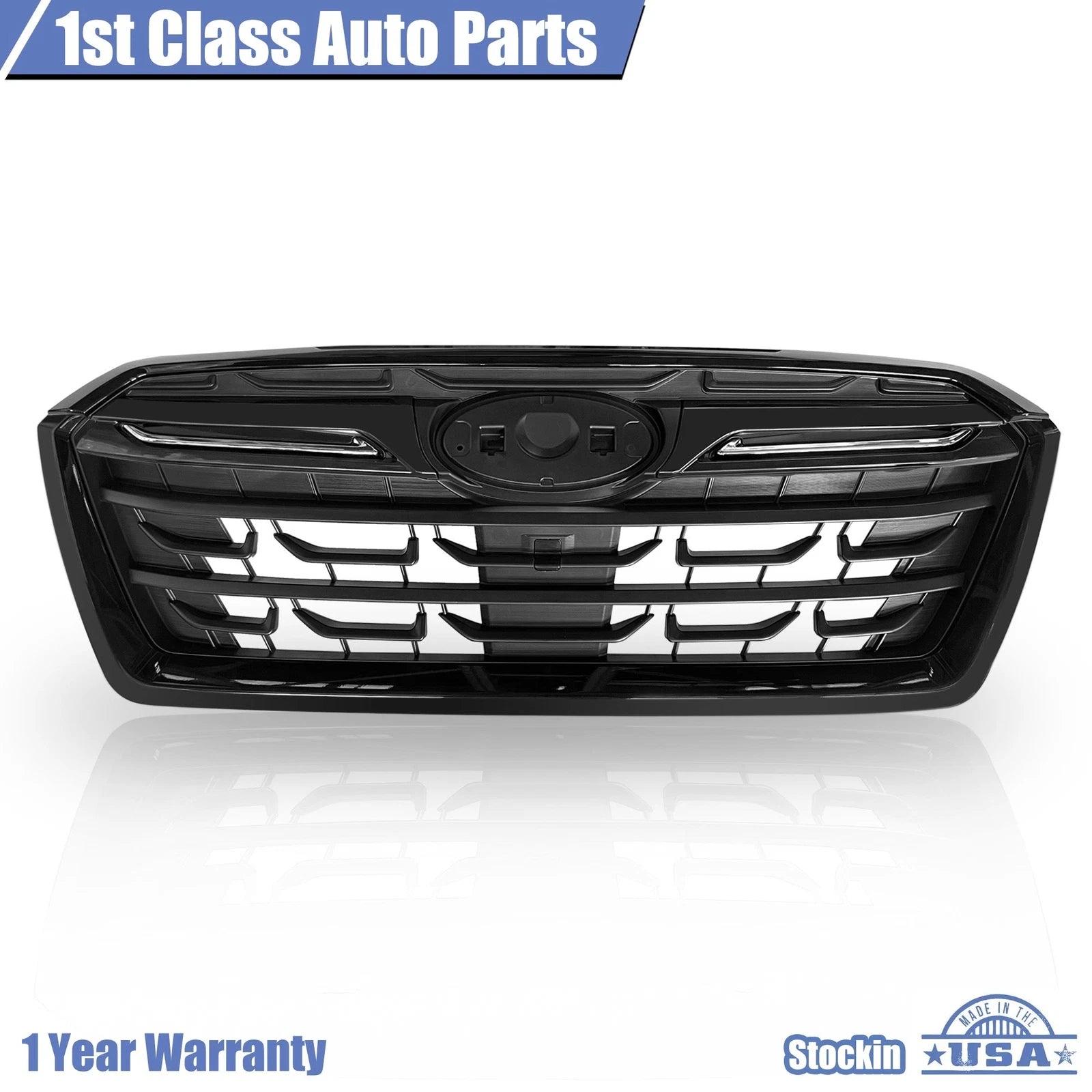 Chrome Front Bumper Grille Trim for Subaru Forester (2022–2023)
