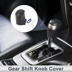 Gear Shift Knob Cover for Mazda CX-30 (2020–2021) Black Blue Faux Leather