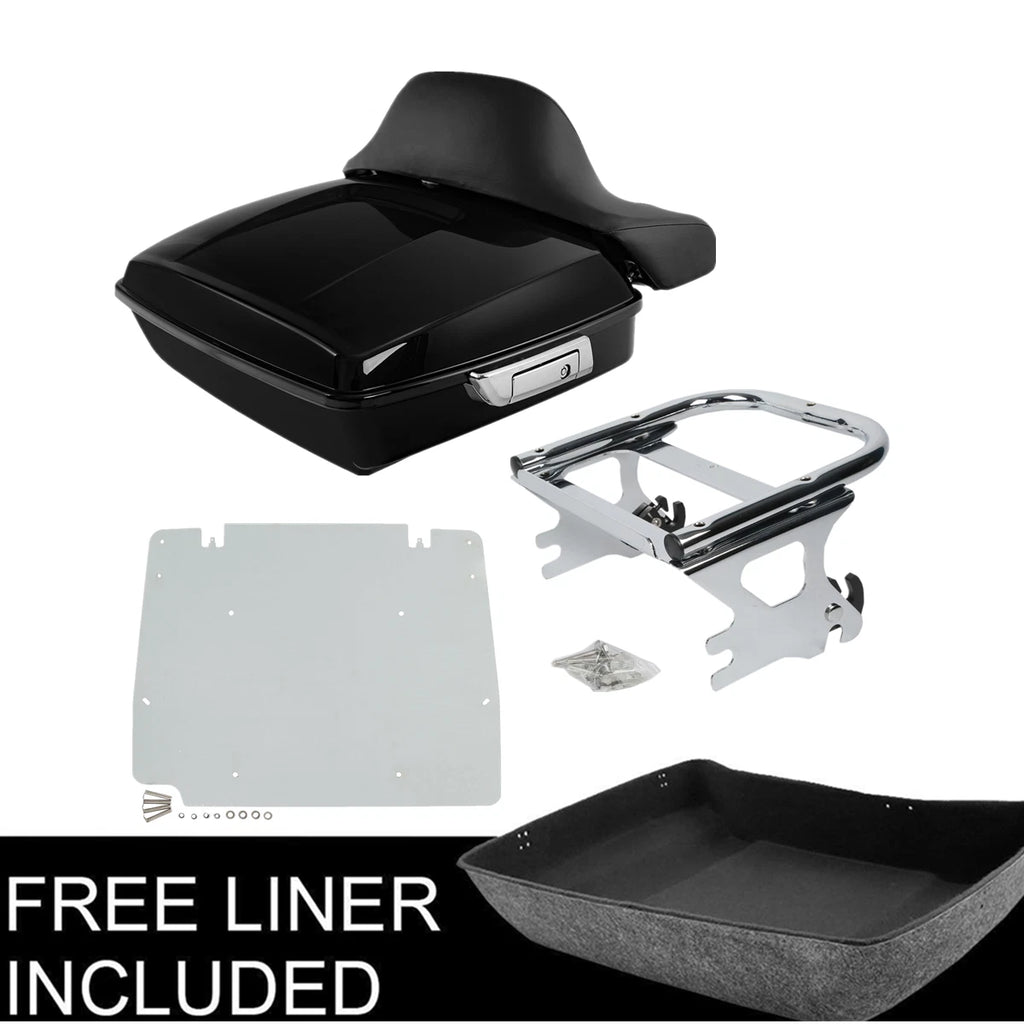 Trunk Pad Mount Rack Plate for Harley Touring Road King (1997–2008)