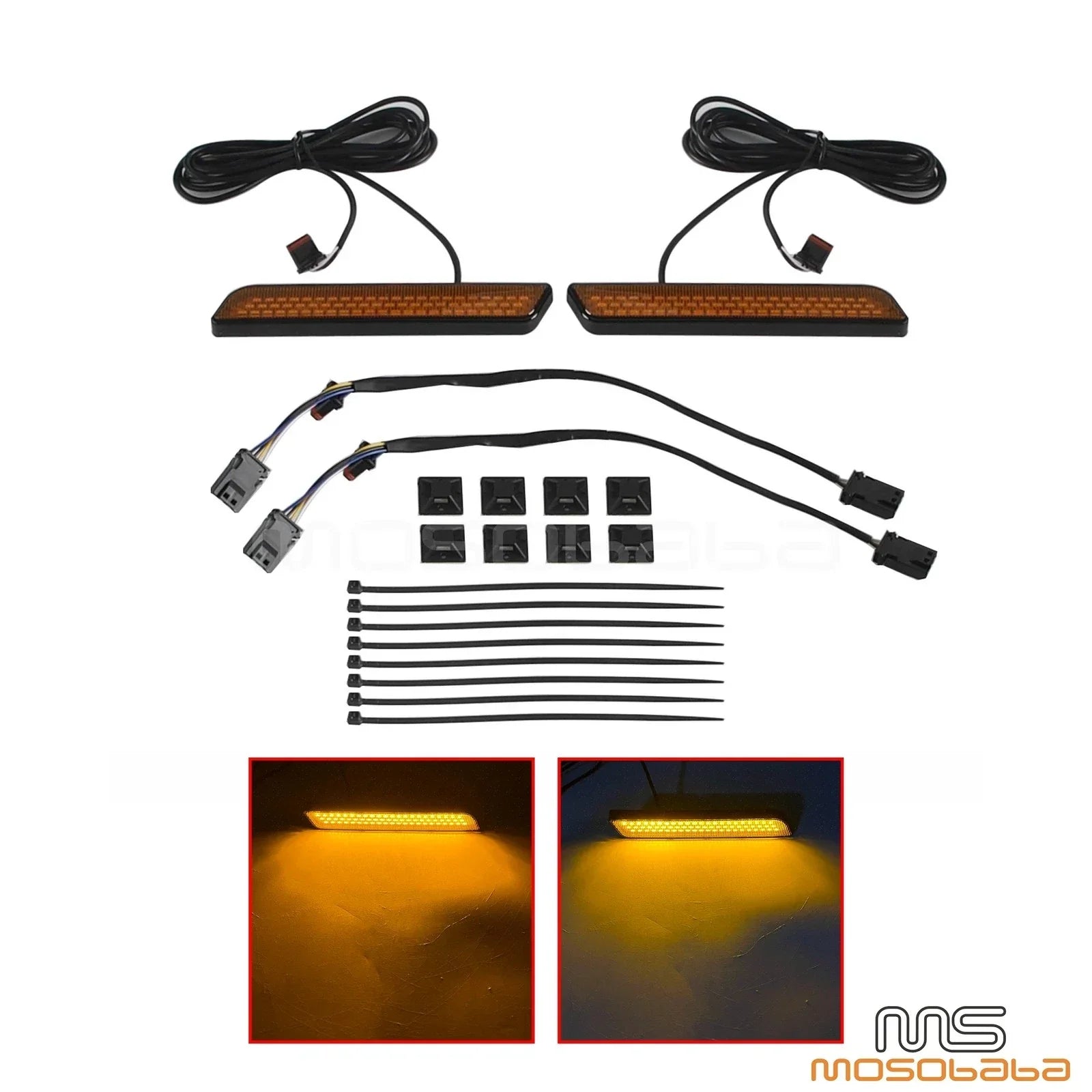 Plug & Play Front Fork Turn Signal Lights for Harley Road Glide (2014-2025)