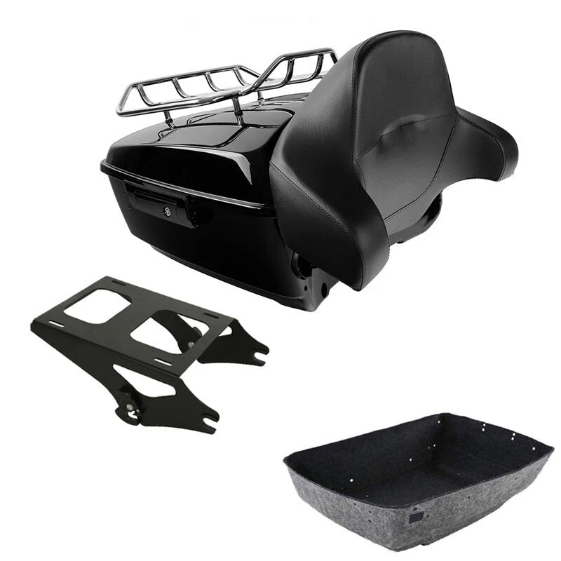 Trunk Rack Backrest for Harley Touring Street Road Glide (2014–2026)