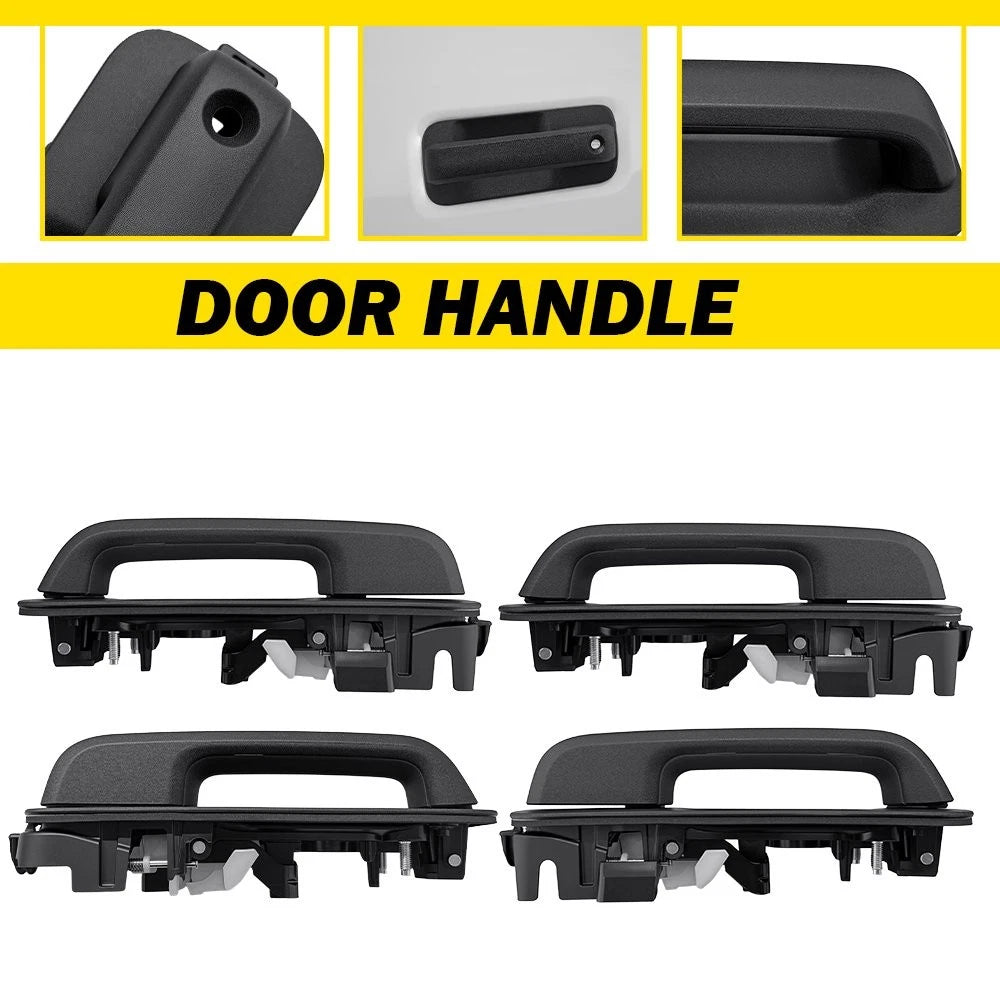 4X Exterior Door Handle for Ford F-150 (2015–2020) Left/Right Front/Rear EXV