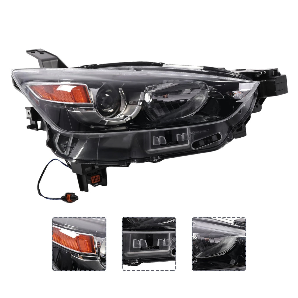Halogen Headlight for Mazda CX-3 (2016–2022) Right Side