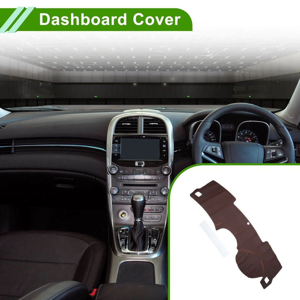 Dashboard Cover Mat for Chevrolet Malibu (2012–2015) Brown