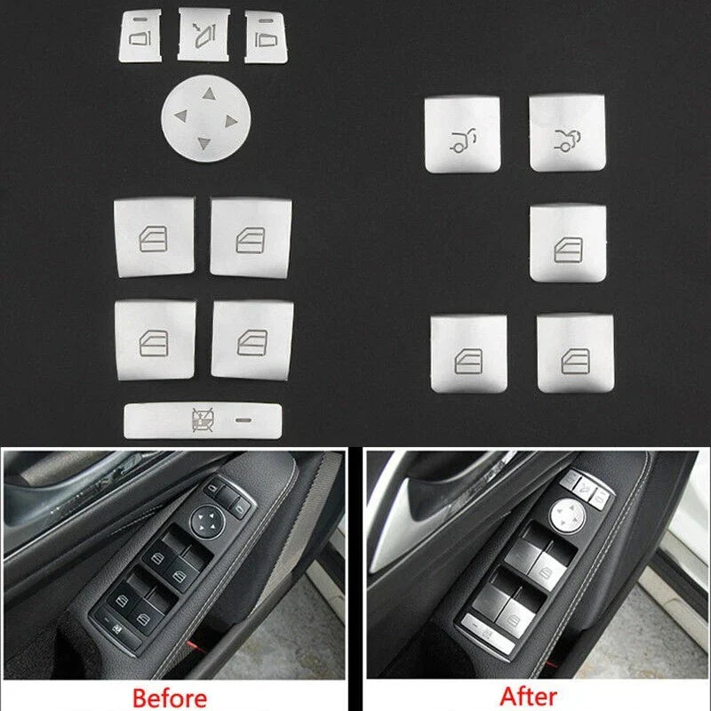 Button Switch Trim Accessories for Mercedes W204/W212 (2007���2013)