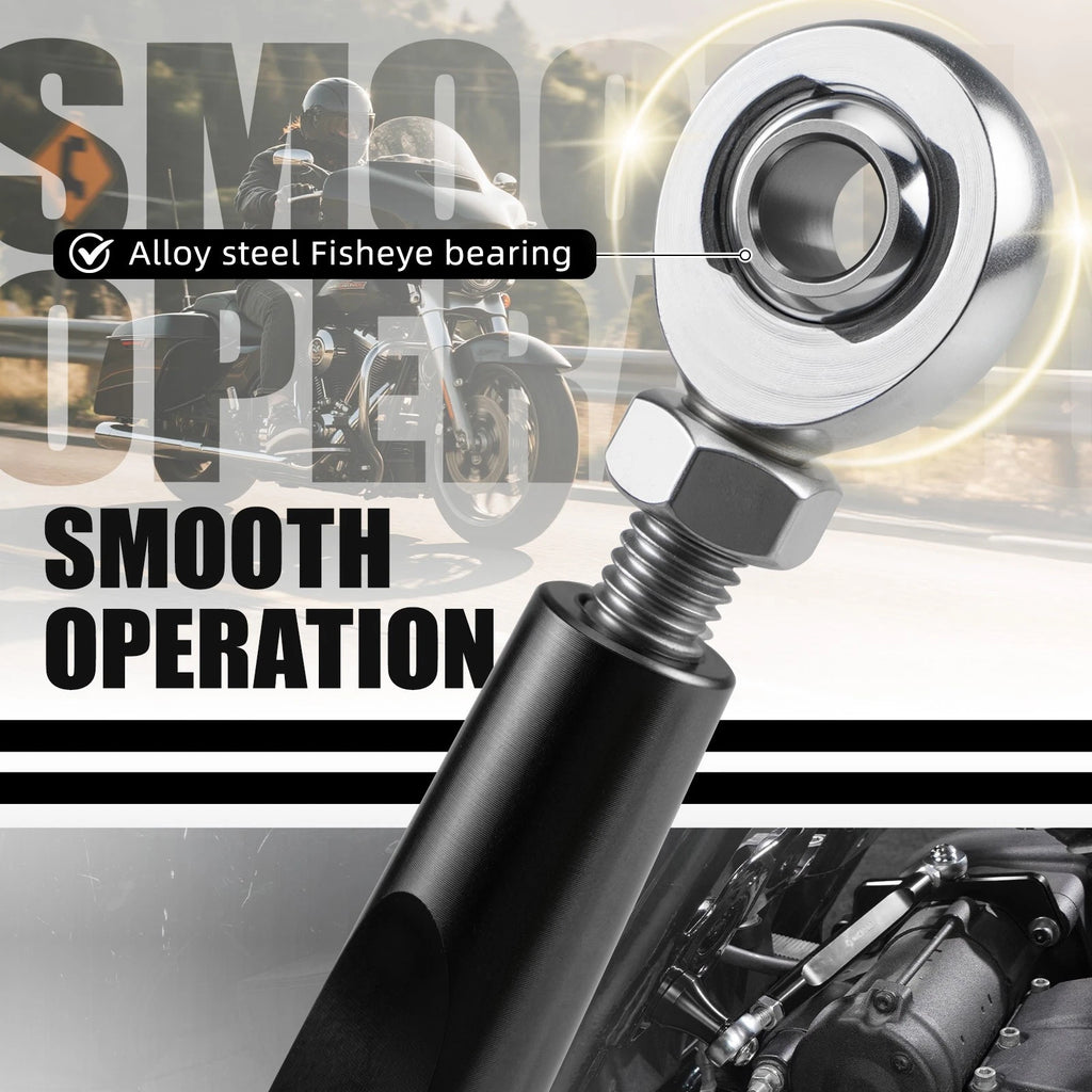 Set of 2 Aluminum Touring Stabilizers for Harley Road King Police (2017–2024)