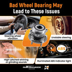 Rear LH RH Wheel Bearing Hub for Subaru WRX STI Legacy (2015–2019) 28373VA010