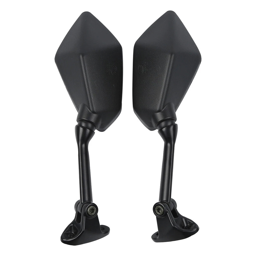 Black Pair Rearview Mirrors for Kawasaki Ninja ZX6R (2009–2012)