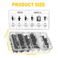 Set of 100 Retainer Clips for Body Bumper Trim Molding