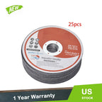 Set of 25 Cut-off Wheels for Metal & Stainless Steel (4-1/2"x.040"x7/8")