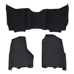 Set of 2 Waterproof Floor Mats for Dodge Ram 1500 Classic (2019–2023) Black