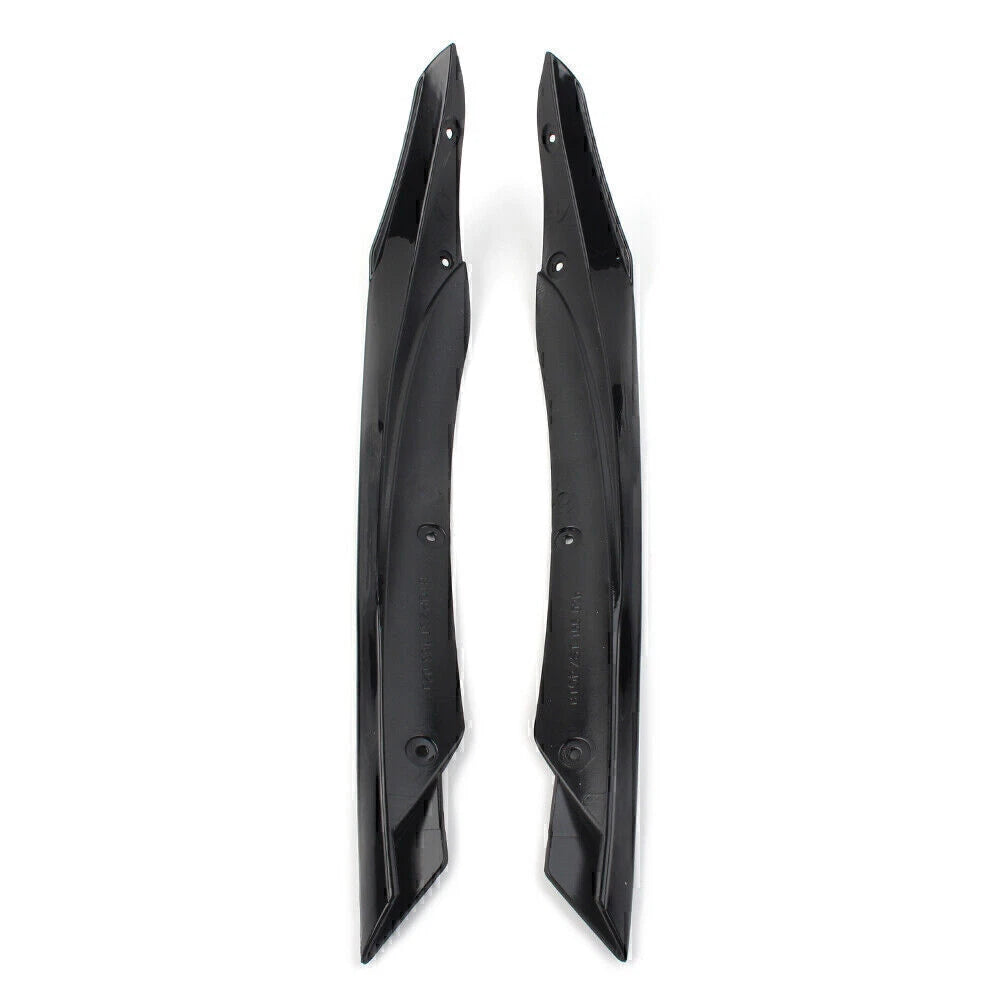 Front Lip Spoiler Fins Splitter for Mercedes Benz A-Class W176 (2016–2018)