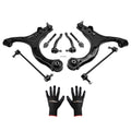 Set of 8 Tie Rods & Sway Bar Links for Hyundai Santa Fe (2007–2012)