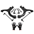 Set of 8 Tie Rods & Sway Bar Links for Hyundai Santa Fe (2007–2012)