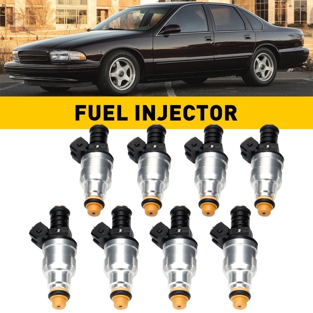 Set of 8 42LB Fuel Injectors for GM LT1 LS1 LS6 Mustang V8 440cc EV1