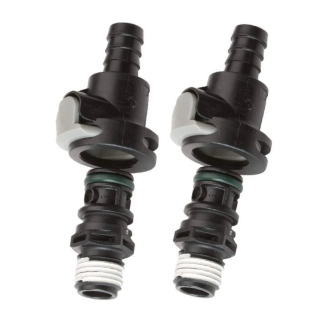 2 Pack 8838US6 Universal Male Female Sprayless Connector with Thread Sealant