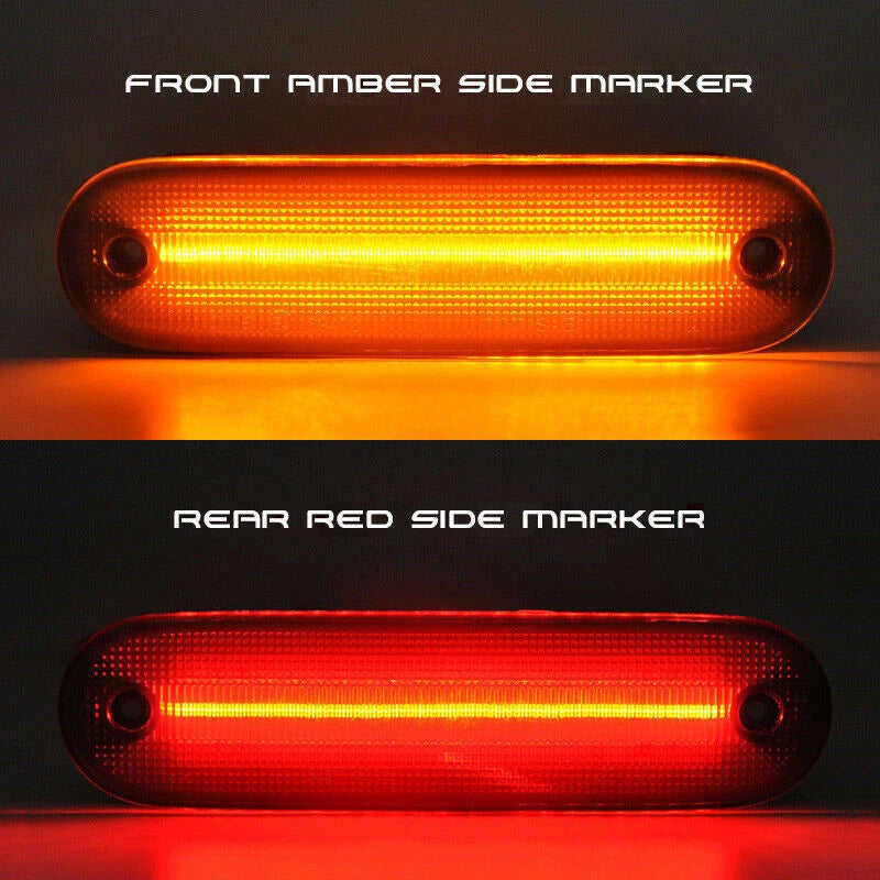 4X LED Side Marker Lights for Mazda MX-5 Miata (1990–2005)