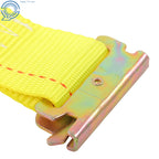 Set of 4 E Track Tie Down Rails with Steel O-Ring Anchors & Rope Tie Offs